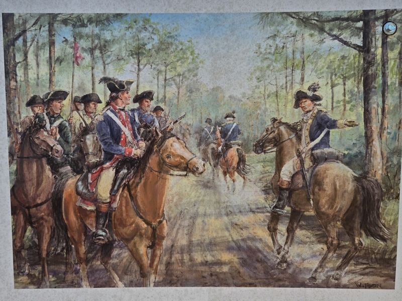 Closeup of Gates in Retreat (upper right corner of the marker). Click for full size. Closeup of Gates in Retreat (upper right corner of the marker) image. Click for full size.