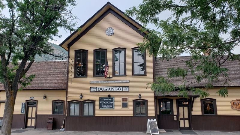Historic Durango Railroad Depot. Click for full size. Historic Durango Railroad Depot image. Click for full size.