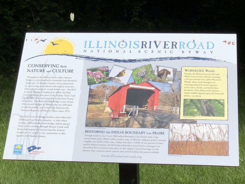 Illinois River Road Marker image. Click for full size.