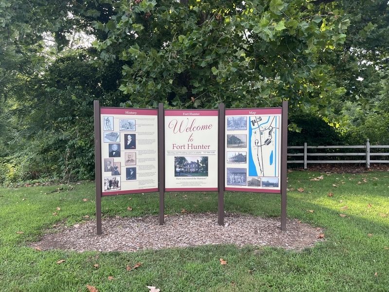 Fort Hunter Marker. Click for full size. Fort Hunter Marker image. Click for full size.
