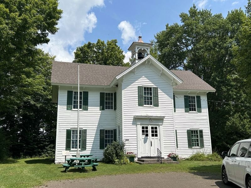 District No. 1 School - Middlefield Marker. Click for full size. District No. 1 School - Middlefield Marker image. Click for full size.