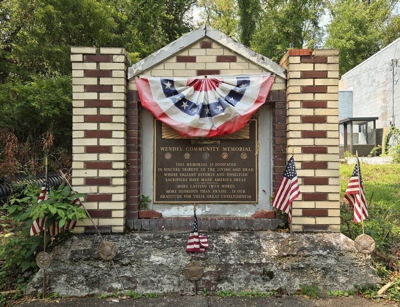 Wendel Community Memorial image. Click for full size.