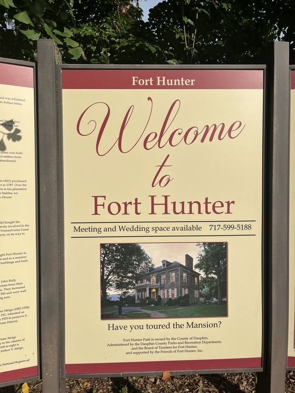 Fort Hunter Marker. Click for full size. Fort Hunter Marker image. Click for full size.