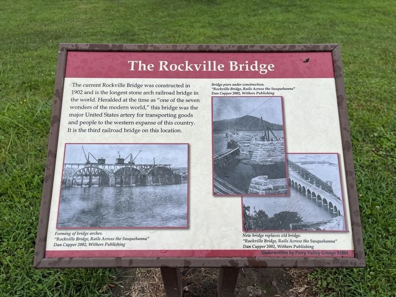 The Rockville Bridge Marker image. Click for full size.