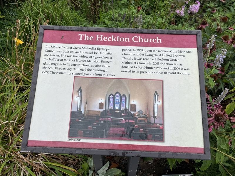 The Heckton Church Marker image. Click for full size.