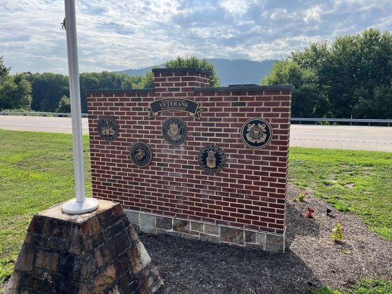 Veterans Memorial Side of the marker. Click for full size. Veterans Memorial Side of the marker image. Click for full size.