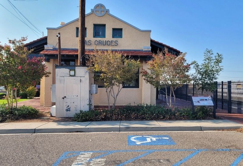 The view of the Marker and train depot. Click for full size. The view of the Marker and train depot image. Click for full size.
