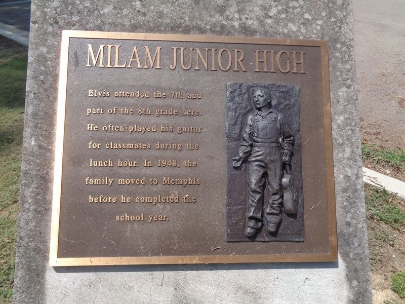 Milam Junior High Marker. Click for full size. Milam Junior High Marker image. Click for full size.