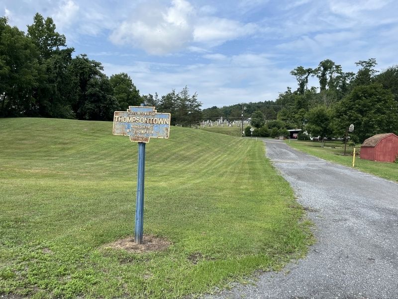 Thompsontown Marker. Click for full size. Thompsontown Marker image. Click for full size.
