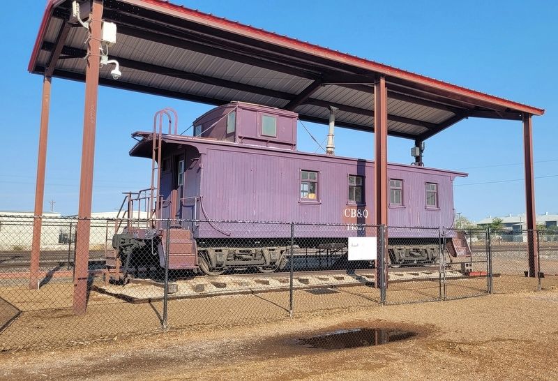 The Centennial Caboose and Marker. Click for full size. The Centennial Caboose and Marker image. Click for full size.