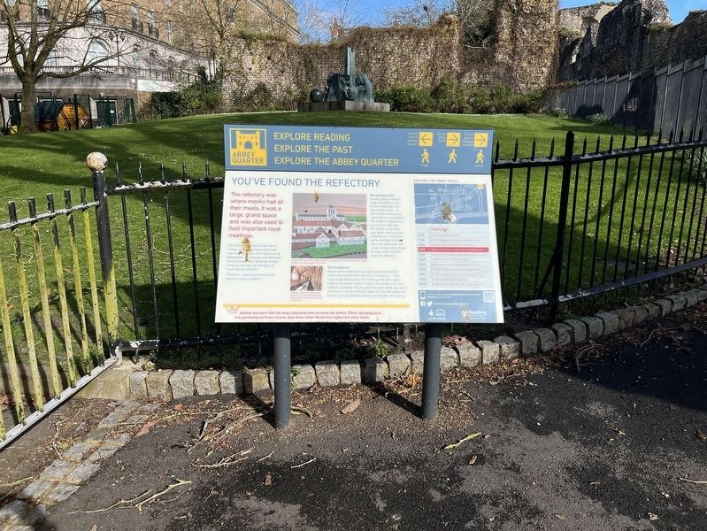 You've Found the Refectory Marker. Click for full size. You've Found the Refectory Marker image. Click for full size.