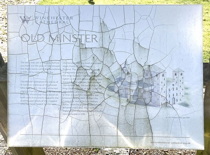 Old Minster Marker. Click for full size. Old Minster Marker image. Click for full size.