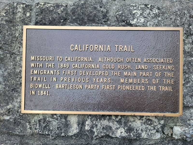 California Trail Marker. Click for full size. California Trail Marker image. Click for full size.