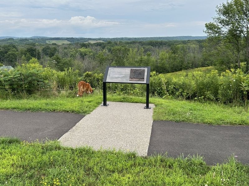 “The General … Discovered a Spot which Fully Answered His Wishes” Marker. Click for full size. “The General … Discovered a Spot which Fully Answered His Wishes” Marker image. Click for full size.