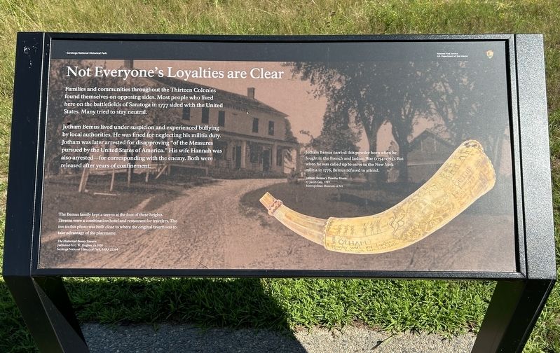 Not Everyone’s Loyalties are Clear Marker. Click for full size. Not Everyone’s Loyalties are Clear Marker image. Click for full size.