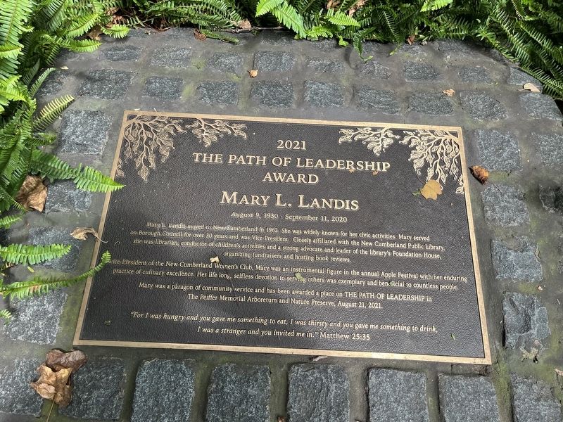 Mary L. Landis Marker. Click for full size. Mary L. Landis Marker image. Click for full size.