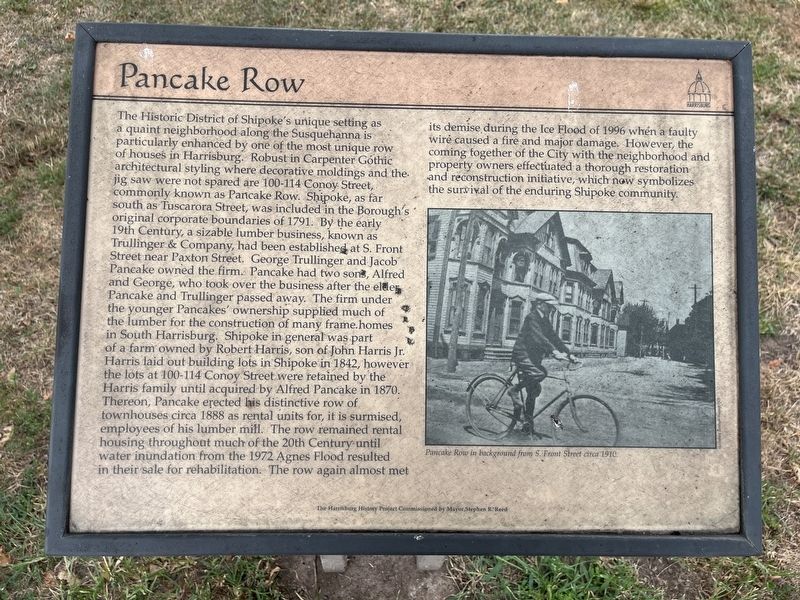 Pancake Row Marker image. Click for full size.