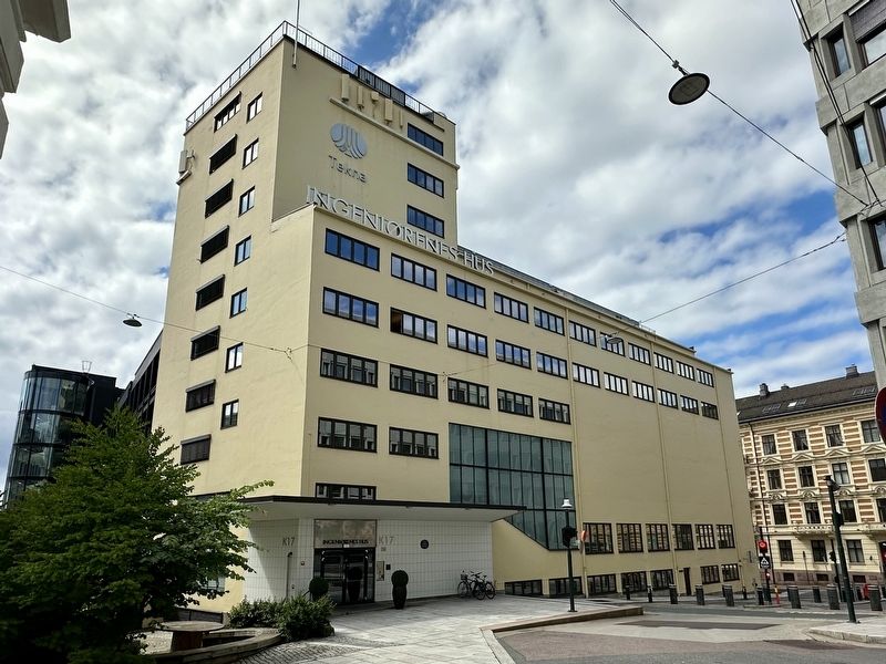 Ingeniørenes Hus / Engineers Building and Marker. Click for full size. Ingeniørenes Hus / Engineers Building and Marker image. Click for full size.