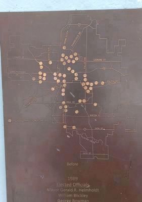 Combined Sewer Overflow Elimination Project Marker - top left image (Before) image. Click for full size.