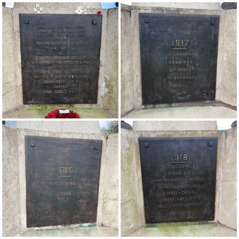 The Tank Corps Marker image. Click for full size.