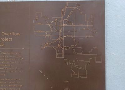 Combined Sewer Overflow Elimination Project Marker � right image (After) image. Click for full size.