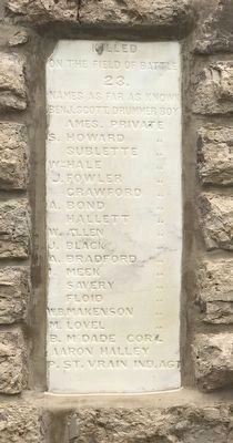 Kelloggs Grove Battlefield Memorial Marker (West Side) image. Click for full size.