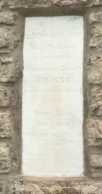 Kelloggs Grove Battlefield Memorial Marker (North Side) image. Click for full size.