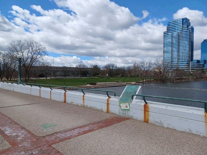 Grand River Bridges Marker. Click for full size. Grand River Bridges Marker image. Click for full size.