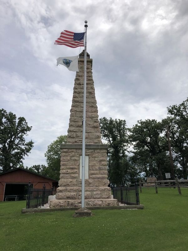 Kelloggs Grove Battlefield Memorial (North Side) image. Click for full size.