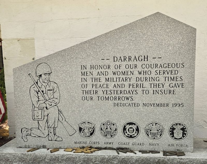 Darragh Veterans Memorial image. Click for full size.