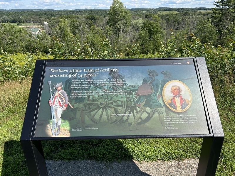 Fine Train of Artillery Marker. Click for full size. Fine Train of Artillery Marker image. Click for full size.