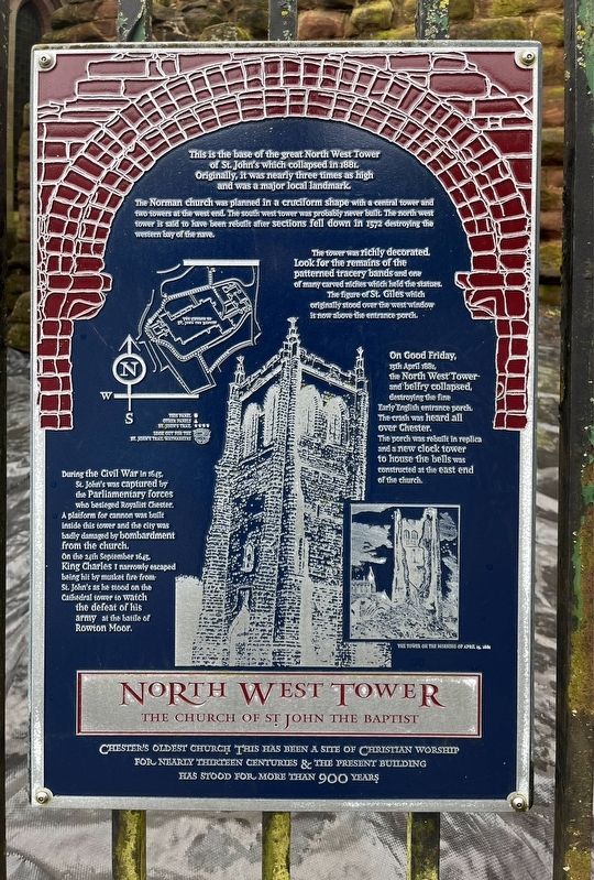 North West Tower Marker. Click for full size. North West Tower Marker image. Click for full size.