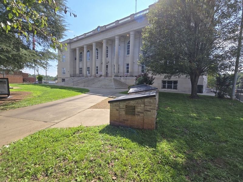 The Charters of Freedom display. Rutherford County Courthouse in the background image. Click for full size.