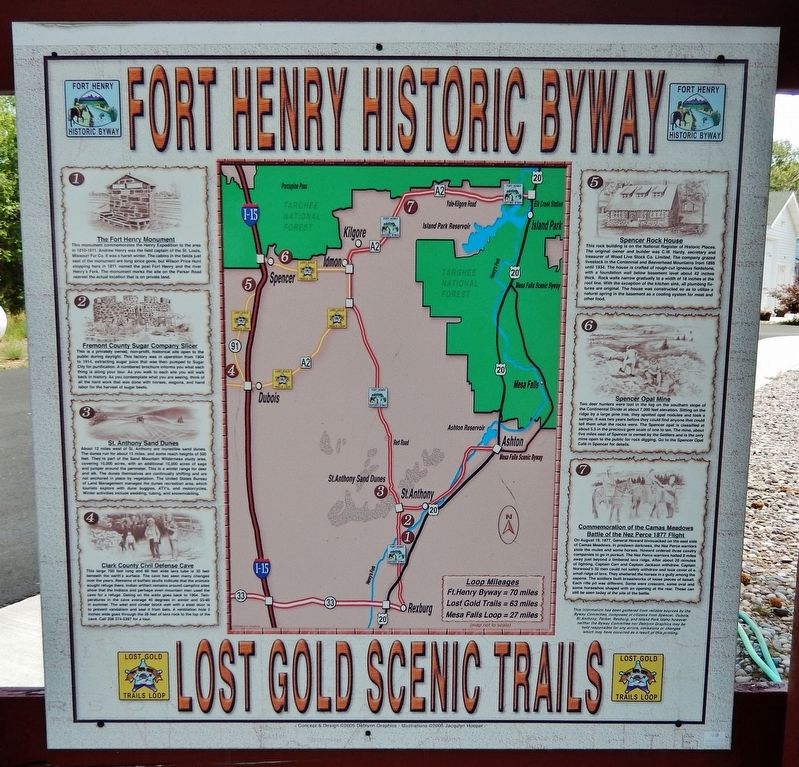 Fort Henry Historic Byway Marker image. Click for full size.