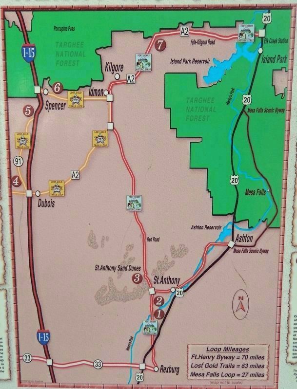 Marker detail: Historic Byways Map image. Click for full size.