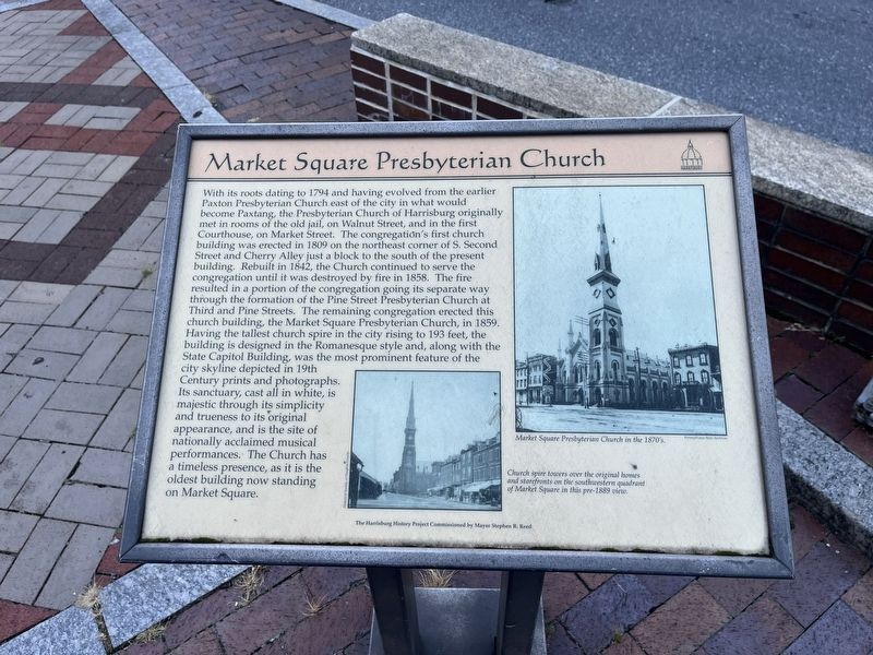 Market Square Presbyterian Church Marker image. Click for full size.