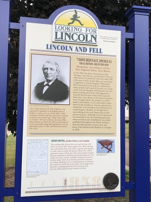 Lincoln and Fell side of marker image. Click for full size.