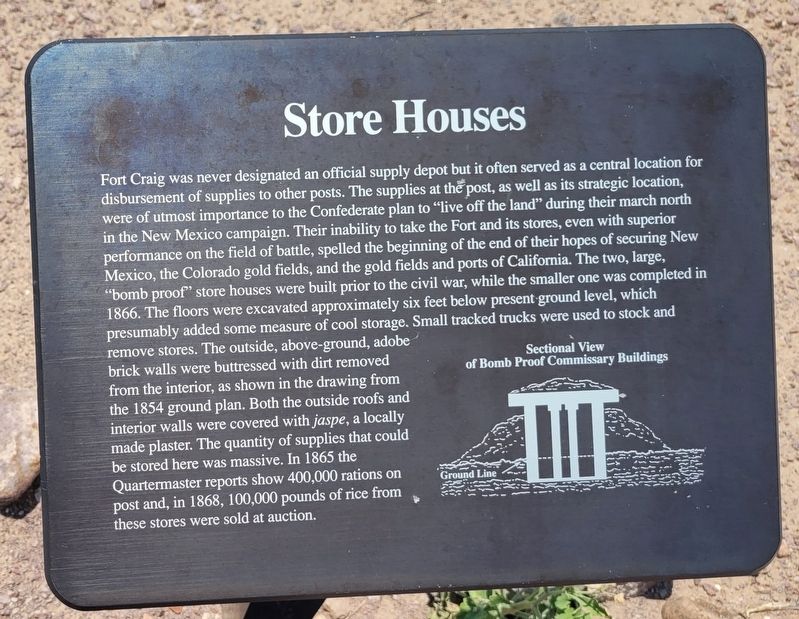 Store Houses Marker image. Click for full size.