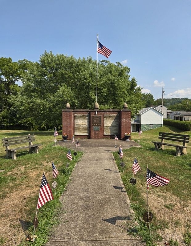 Collinsburg Veterans Memorial. Click for full size. Collinsburg Veterans Memorial image. Click for full size.
