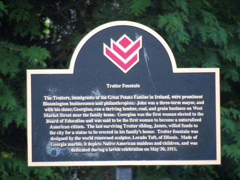 Trotter Fountain Marker. Click for full size. Trotter Fountain Marker image. Click for full size.