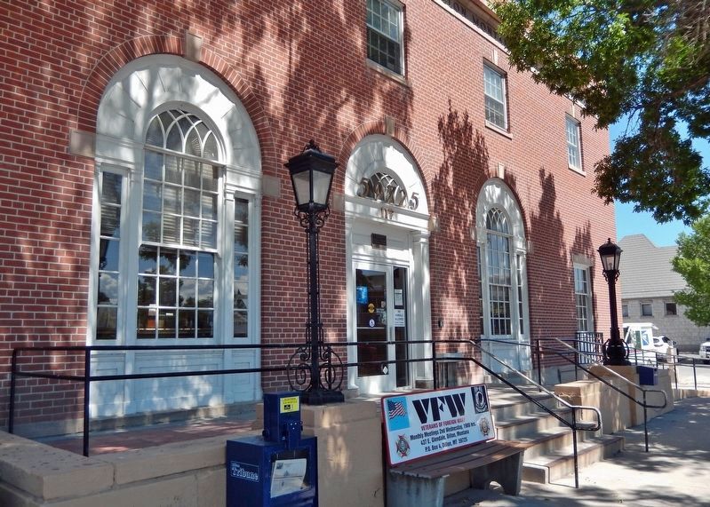 U.S. Post Office � Dillon Main (<i>facade detail</i>) image. Click for full size.