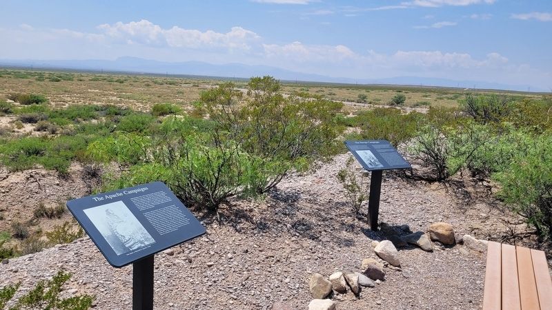 The Navajo Campaigns Marker (right side). Click for full size. The Navajo Campaigns Marker (right side) image. Click for full size.