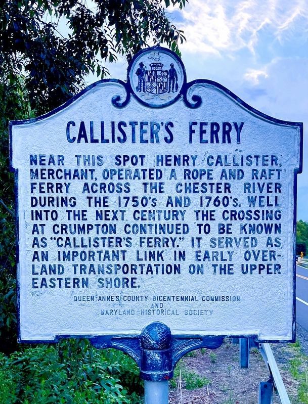 Callister’s Ferry Marker. Click for full size. Callister’s Ferry Marker image. Click for full size.
