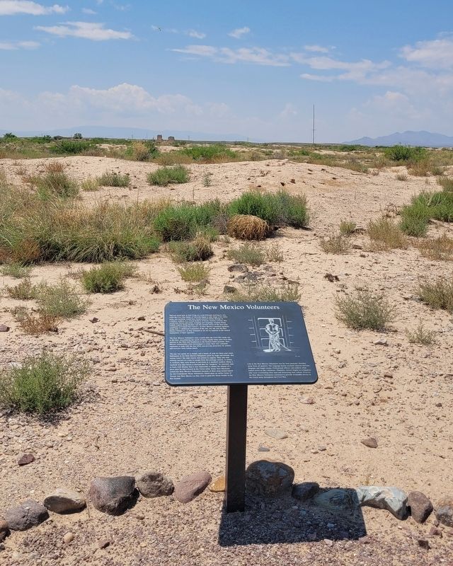 The New Mexico Volunteers Marker image. Click for full size.