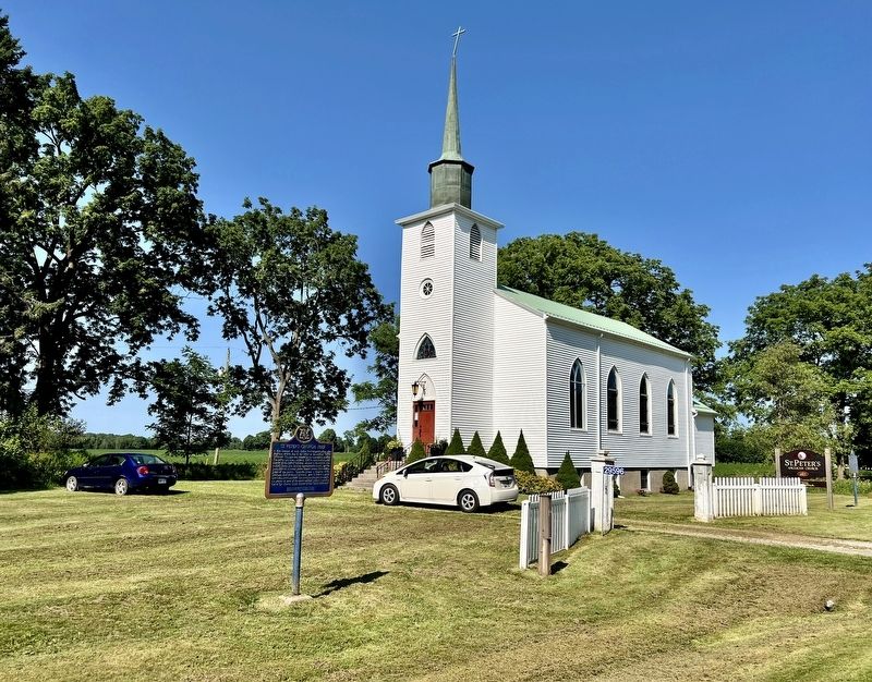 St. Peter’s Church 1827 Marker. Click for full size. St. Peter’s Church 1827 Marker image. Click for full size.