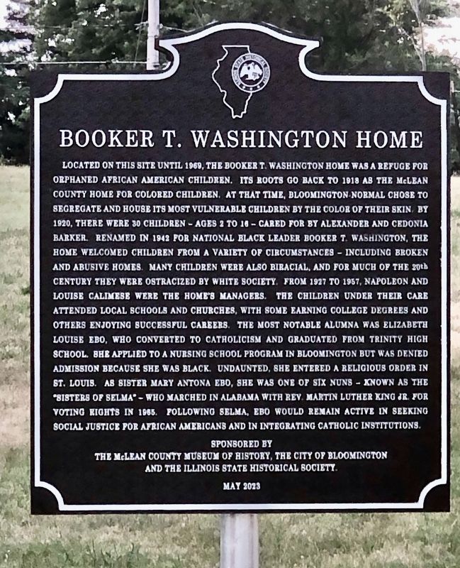 Booker T. Washington Home Marker. Click for full size. Booker T. Washington Home Marker image. Click for full size.