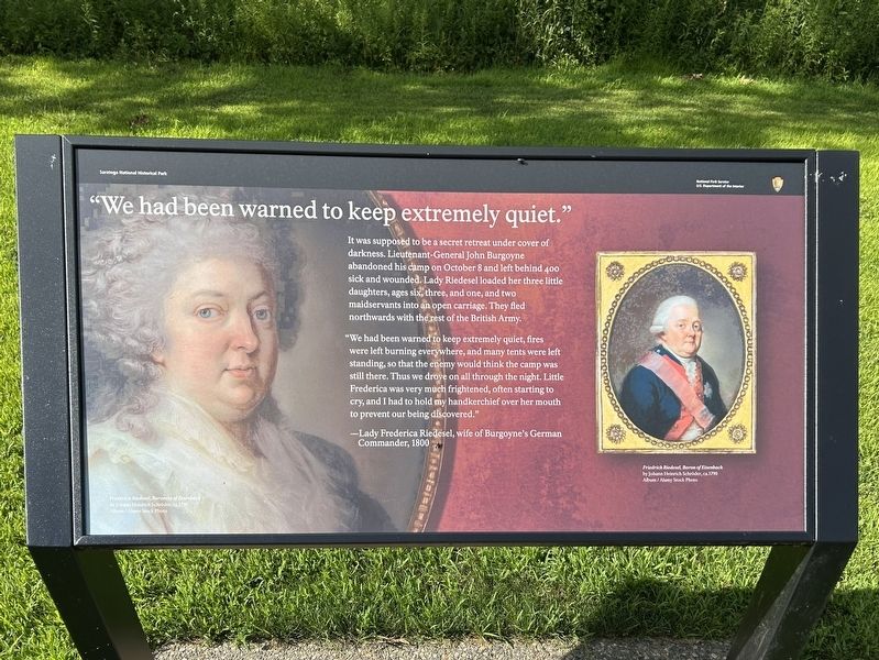 �We had been warned to keep extremely quiet.� Marker image. Click for full size.