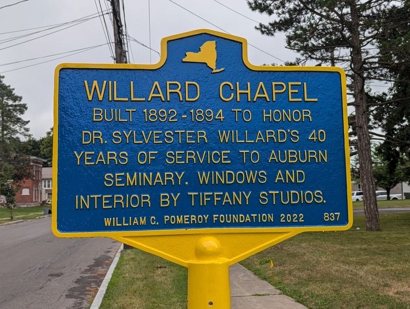 Willard Chapel Marker image. Click for full size.
