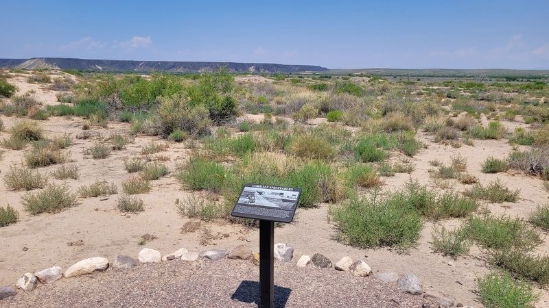 Corrals and Stables Marker. Click for full size. Corrals and Stables Marker image. Click for full size.