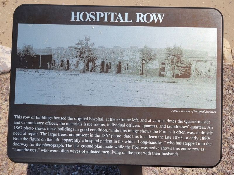 Hospital Row Marker. Click for full size. Hospital Row Marker image. Click for full size.